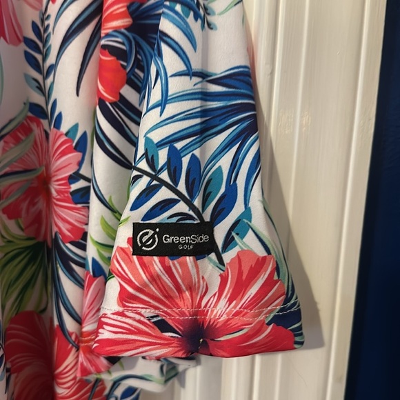 Men’s Greenside Golf Aloha Spring Performance Stretch Tropical Polo Size XXL - Picture 4 of 8